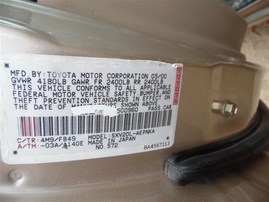 2000 TOYOTA CAMRY LE 4DR GOLD 2.2 AT Z19621